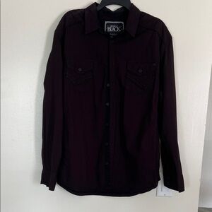 Buckle Deep Purple Men's Casual Shirt